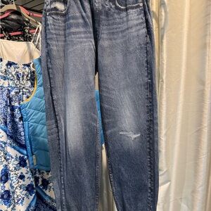 rag & bone Relaxed Fit Distressed look blue jean jogger